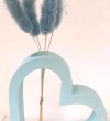 Ανθοδοχείο Κεραμικό Διακοσμητικό καρδιά Μπομπονιέρα Βάπτισης-Γάμου Ετοιμη Μπομπονιέρα Με 5 Κλασσικά Κουφέτα